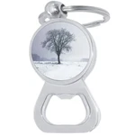 Snow Tree Bottle Opener Keychain - Metal Beer Bar Tool Ring. Fixed Price $15.88.