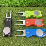 4 Pack Foldable Golf Divot Fixer Repair Tool Pop-up Button Magnetic Ball Marker. Fixed Price $20.00.