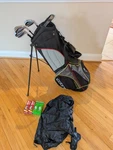 King Cobra Vt Varsity Iron Set 6-PW W/ Golf Bag And Doz Balls. Fixed Price $300.00.