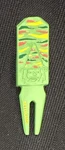 Rare Bettinardi Zebra Stripe Wizard Green Mamba Armor Divot Tool (2024 Social). Fixed Price $139.00.