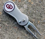 Oklahoma Sooners Classic Ou Ncaa Logo Golf Ball Marker Switchblade Divot Tool. Fixed Price $11.19.