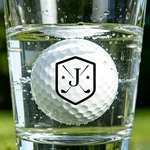 Personalized Ball Monogram Letter J Crossed Clubs Shield Golfer Gift. Fixed Price $14.99.