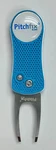 Pitchfix Divot Tool, Ltblue/silver, With Ball Marker, Free Extra !. Fixed Price $12.98.