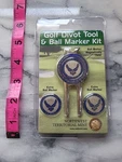 Rare Northwest Territorial Mint (nwtm) Us Air Force Golf Divot Tool & Ball.... Fixed Price $14.99.