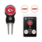 Team Golf Nfl Kansas City Chiefs Divot Tool With 3 Ball Markers Set. Fixed Price $10.99.