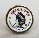 Golf Ball Marker 2005 Us Open Shinnecock Hills Enamel Gold Tone Native American. Fixed Price $13.00.