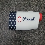 Pinned Prism+ Red, White & Blue Golf Rangefinder Scope. Fixed Price $110.00.
