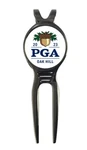 2023 Pga Championship Oak Hill Golf Ball Marker +black Gunmetal Divot Tool. Fixed Price $12.99.