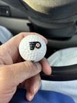 Srixon Collectible Golf Ball With Philadelphia Flyers Logo Nhl Company Stamp. Fixed Price $12.00.