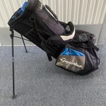 Taylormade Golf Purelite Lightweight Stand Bag Blue/black Dual Strap , 5 Way. Fixed Price $79.95.