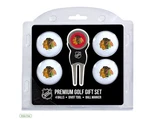 Chicago Blackhawks Nhl (4) Regulation Size Golf Balls Divot Tool W/marker. Fixed Price $27.00.