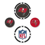 Tampa Bay Buccaneers 4 Piece Ball Marker Set New Wincraft. Fixed Price $15.00.