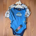 San Diego Chargers Baby Set 12M Nwt Nfl Bodysuits 100% Cotton Team Logo. Fixed Price $15.60.