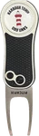 Pitchfix Hybrid Divot Tool (black) W/ Harbor Town Ball Marker. Fixed Price $19.98.