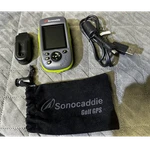 Sonocaddie Golf Gps Color Display Gray Yellow 19 Courses Clip Usb Carry Pouch. Fixed Price $35.00.