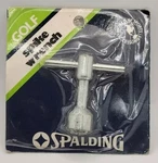 Vintage Spalding Golf Shoe Spike Wrench All Metal, 2-PIN, T-bar Tool #24065. Fixed Price $14.99.