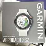 Garmin Approach S62 Gps Golf Watch White 010-02200-01 With Charging Cable & Docs. Fixed Price $400.00.