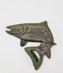 4.5" Cast Iron Fish Beer Soda Bottle Opener Bar Tool Salmon Trout Rainbow King. Fixed Price $12.97.