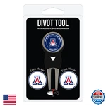 Team Golf Ncaa Arizona Wildcats Divot Tool Pack W/ 3 Ball Markers. Fixed Price $36.72.