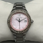 Callaway Womens Watch 30MM Pink Dial Crystal Bezel Golf CY-2111 Stainless 6". Fixed Price $39.99.