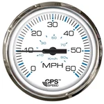Faria Beede Instruments Chesapeake White Ss 4" Studded Speedometer - 60MPH (gps). Fixed Price $199.99.