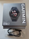 Garmin Venu 2 Gps Watch - Slate Stainless Steel Bezel With Black Case And.... Fixed Price $140.50.