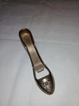 High Heel Shoe Bottle Opener Bronze Vintage Metal Bow Accent Novelty Bar Tool. Fixed Price $7.99.