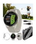 Garmin Approach S50 Golf Gps Smartwatch Cream Gold Aluminum Bezel With Ivory .... Fixed Price $518.37.
