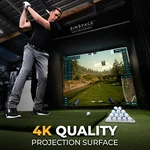 Simspace Golf Simulator Impact Screen Multiple Sizes 7'6 X 8'5 - 16'4 9'10. Fixed Price $259.99.