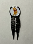 Winnie The 'pooh Bear' Disney Crosshairs Divot Tool & 1" Coin Golf Marker. Fixed Price $18.00.