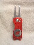 Snap On Tools Aluminum Red Golf Divot Repair Ball Marker *brand New*. Fixed Price $16.99.