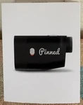 Pinned Golf Prism+ Rangefinder (black). Fixed Price $115.00.