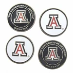Arizona Wildcats Ball Set Of 4 Markers: Fits Hat Clip , Divot Tool. Fixed Price $19.98.