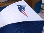 Nfl Licensed Team New England Patriots Wrist Umbrella W/strap Flying Elvis Logo. Fixed Price $29.00.