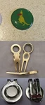 2 Only Kangaroo Golf Ball Markers - 1 Divot Tool & Hat Clip Pack. Fixed Price $19.71.