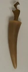 Vtg Can Bottle Opener Bar Tool Horn Shaped Stone Resin Material Folk Made. Fixed Price $45.00.