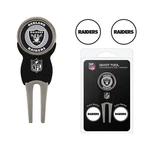Team Golf Nfl Las Vegas Raiders Divot Tool With 3 Ball Markers Set. Fixed Price $10.99.