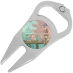 Japanese Cherry Blossoms Golf Ball Marker Divot Repair Tool Bottle Opener. Fixed Price $15.88.