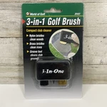 Jef World Of Golf (3 In 1, Brass Brush, Nylon Groove Tool). Fixed Price $7.99.