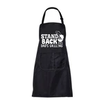 Stand Back Daddy Is Grilling Aprons For Bbq Father Day Gift. Fixed Price $21.23.