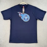New! Tennessee Titans Shirt Mens Large Blue Nfl Football Team Apparel Tee. Fixed Price $13.99.