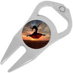Dance Jump Ocean Golf Ball Marker Divot Repair Tool Bottle Opener. Fixed Price $15.88.