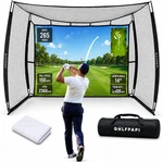 Mobile Golf Simulator Net 10FT Compact Practice With Steel Frame & Impact. Fixed Price $374.99.