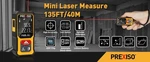 Prexiso P40B 3LI Mini Laser Measurement Tool 40M 135FT Usb Rechargeable Meter. Fixed Price $32.99.