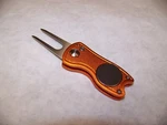 Switchblade Golf Divot Tool With Ball Marker Orange New Box Free Shipping. Fixed Price $9.99.