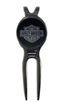 Harley Davidson Motorcycles Golf Ball Marker + Black Gunmetal Divot Tool Laser. Fixed Price $12.99.