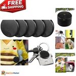 Portable Gps Tracker: 5-PACK Smart Item Finder With Sound & Waterproof Design. Fixed Price $17.99.
