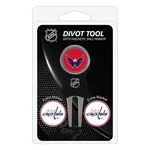 Team Golf Nhl Washington Capitals Divot Tool With 3 Ball Markers Pack. Fixed Price $22.98.
