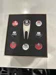 St. Andrews Golf Course Divot Tool Ball Marker Set. Fixed Price $60.00.