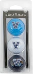 Villanova Wildcats Ncaa Golf 3 Pack Regulation Size Team Logo Set. Fixed Price $12.72.